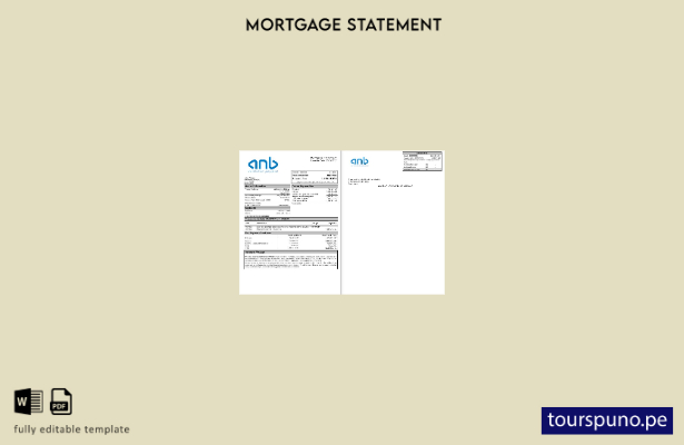 listo para imprimir la declaración de hipoteca ANB del Banco Nacional Árabe de A